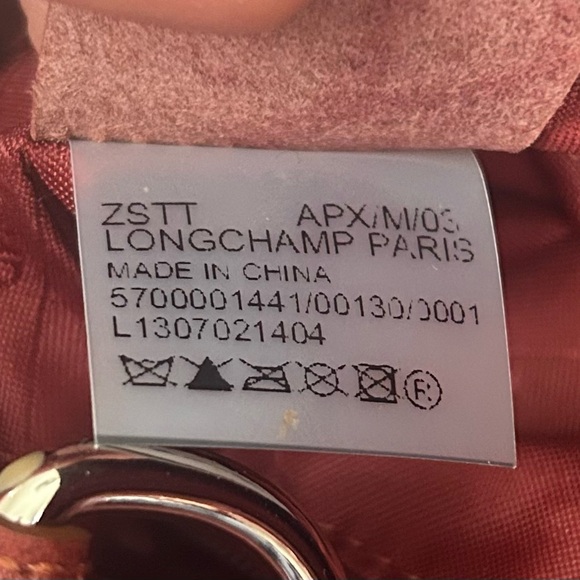 Longchamp Le Foulonné Chestnut Leather Large Hobo Bag In PRISTINE condition! - Picture 8 of 9